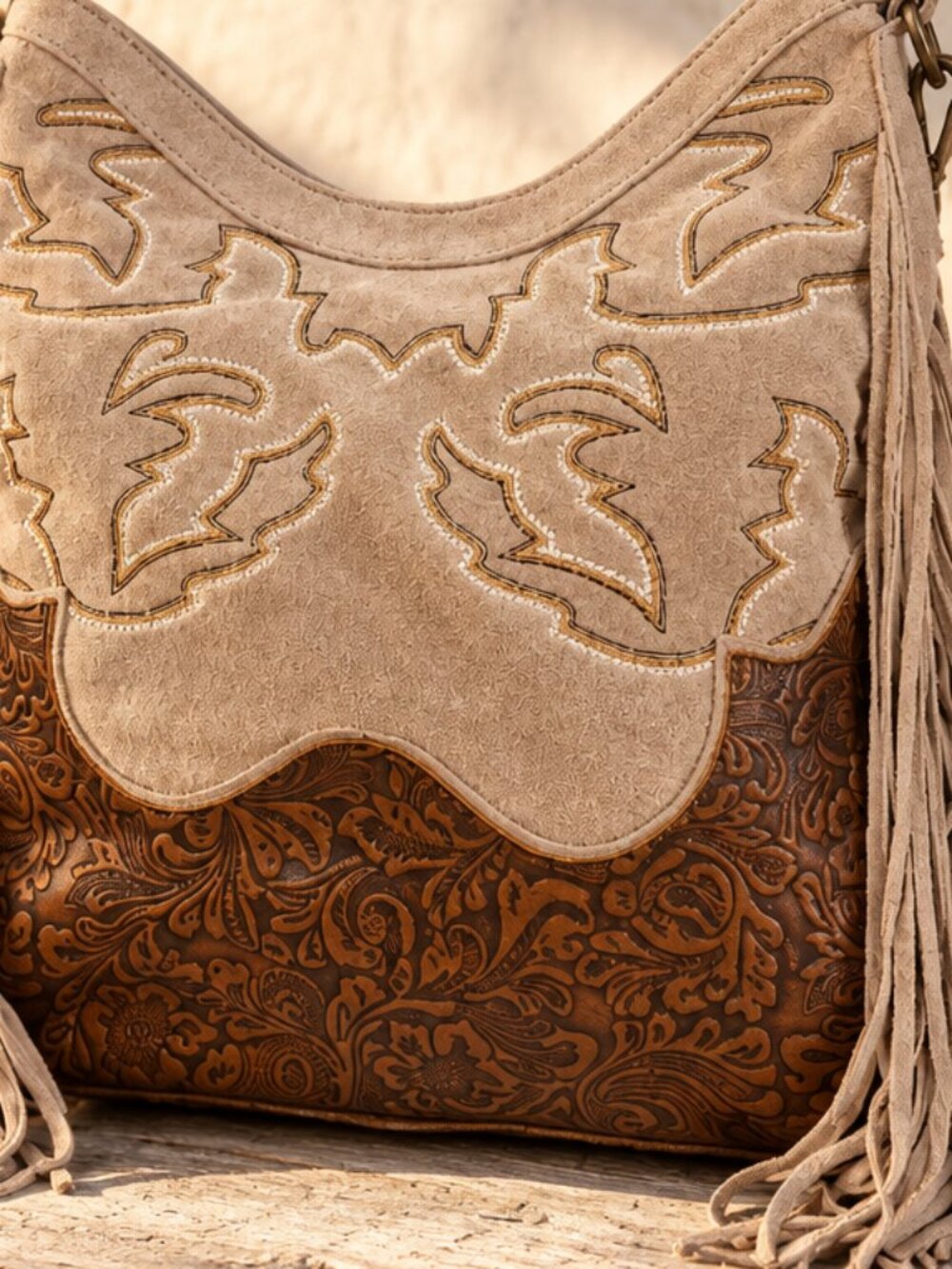 Myra Electric Desert Tote Handbag